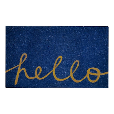 Blue Hello, 22 W X 36 L